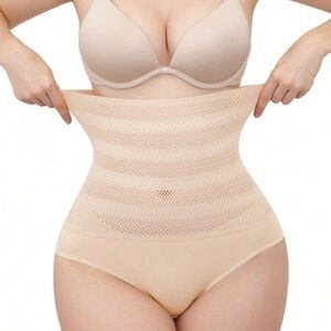 3for$20 Ladies' Solid Color Waist Trainer And Body Shaper pants undergarment